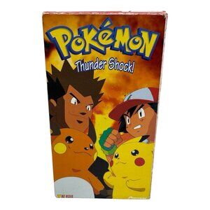 Pokemon Vol. 5: Thunder Shock (VHS, 1999, Dubbed) Video Tape Vintage Cartoon